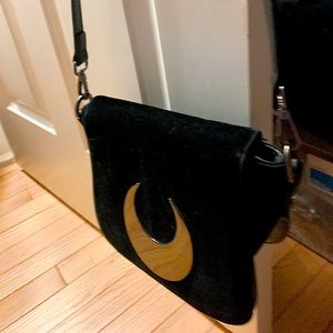 Gothic Killstar Crescent Moon Purse